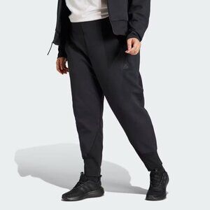 Adidas Z.N.E. Athletic Tapered Sweatpants Women's Plus Size 4X Black Gym Casual
